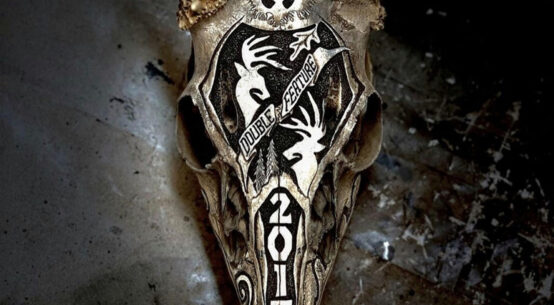 Bone Tattoo European Deer Skull